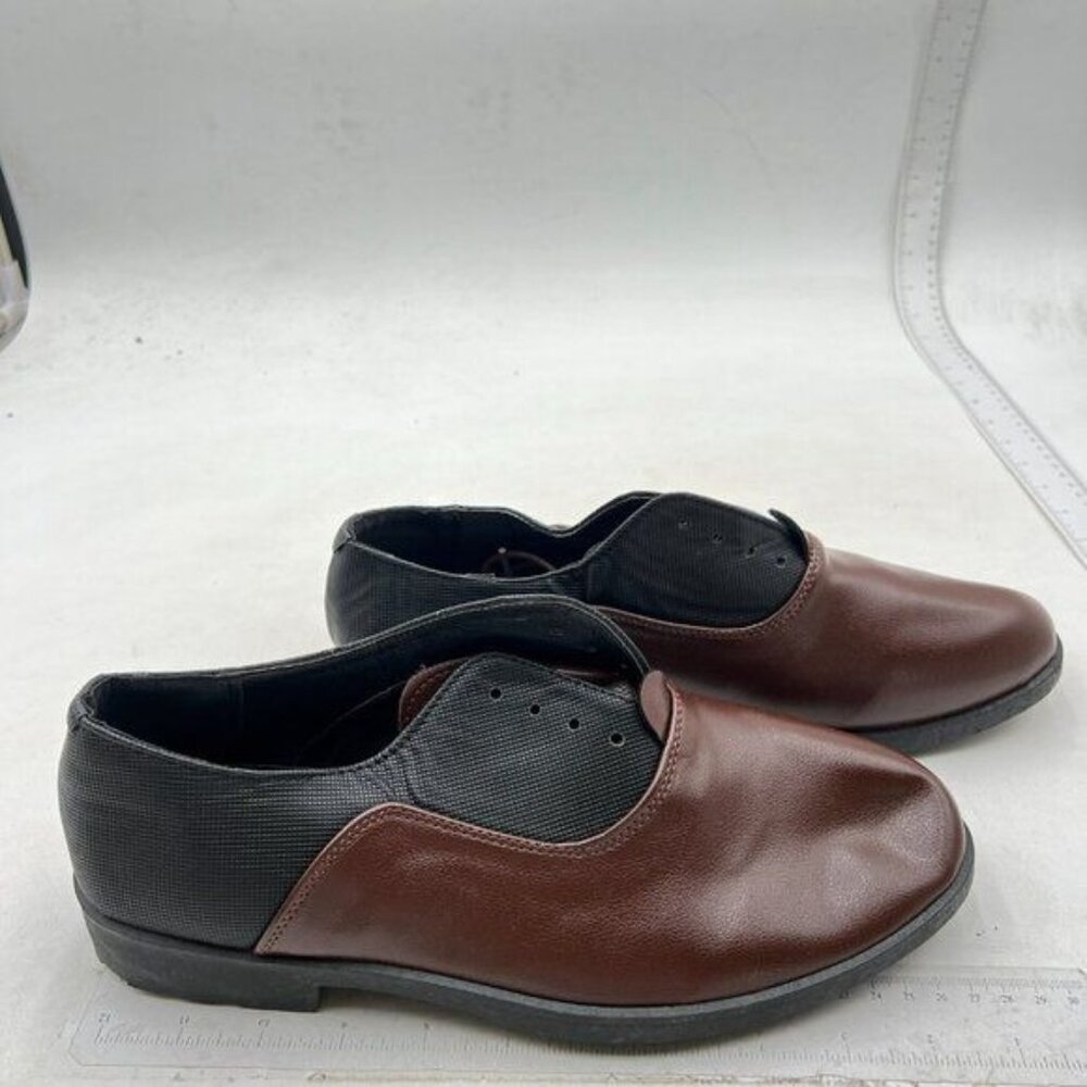 Men's Margin Oxford Brown Black Shoe - Picture 3 of 7